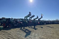 Presidio degli agricoltori nei pressi del casello di Bettolle in Valdichiana Arezzo