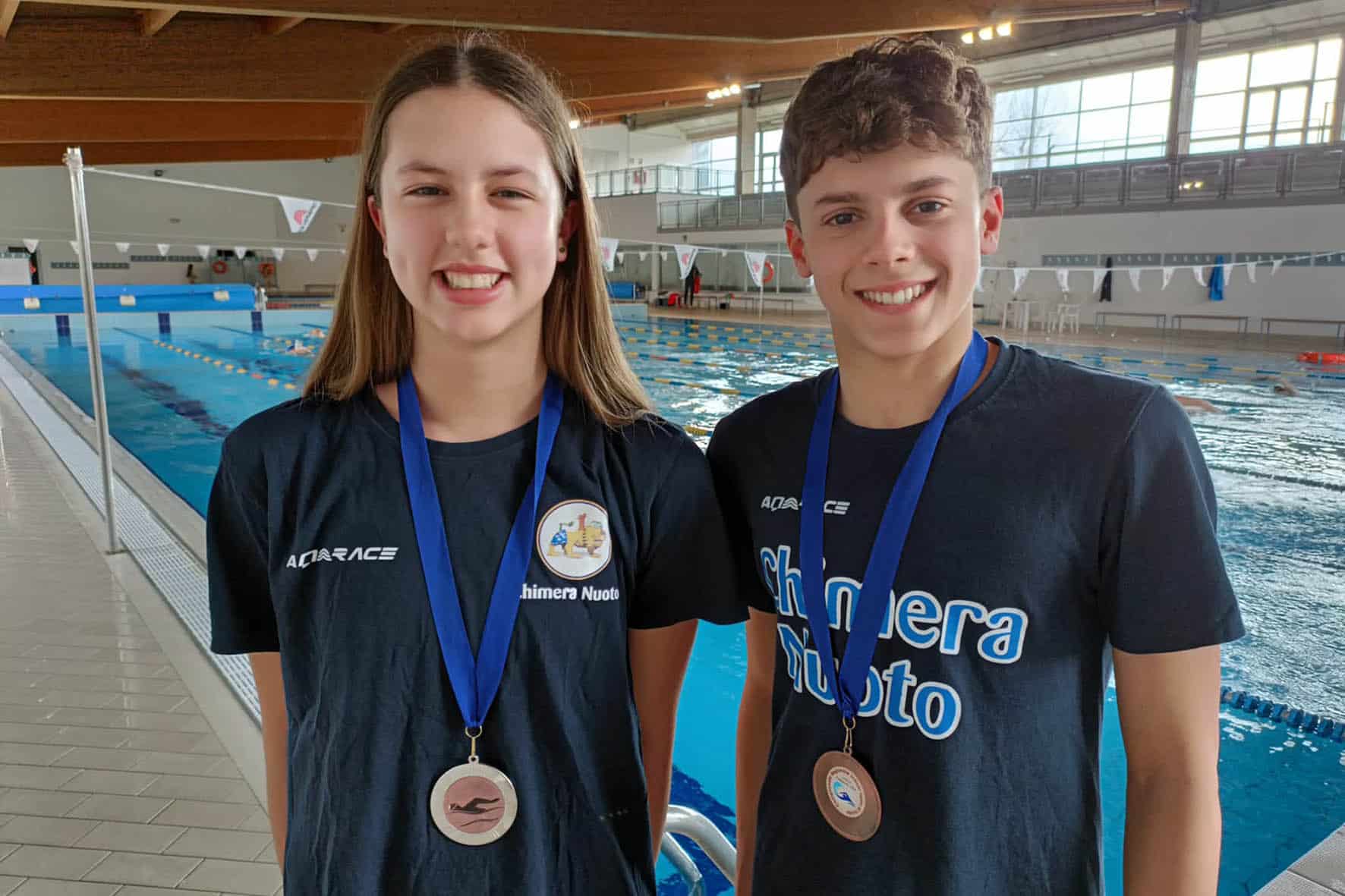 Chimera Nuoto - Natalia Mazzeschi e Alessio Menchetti